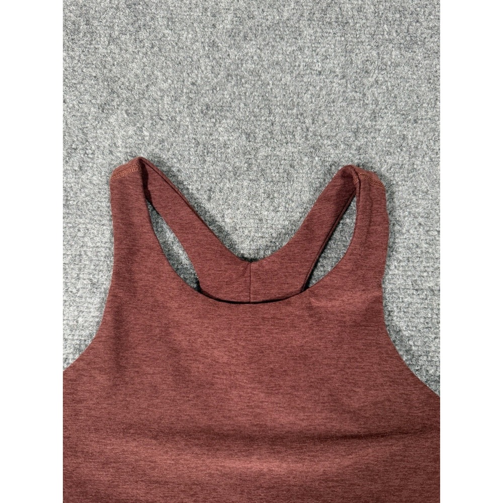 Beyond Yoga Spacedye Refocus Tank Top Womens Size Medium Mahogany Brown Gym - Picture 4 of 14